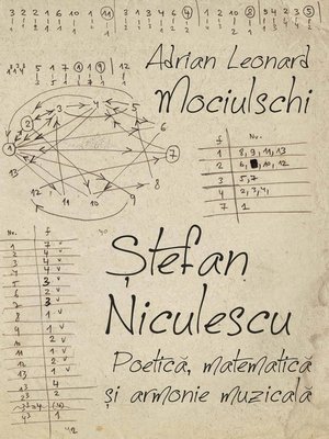 cover image of Stefan Niculescu. Poetica, matematica si armonie muzicala